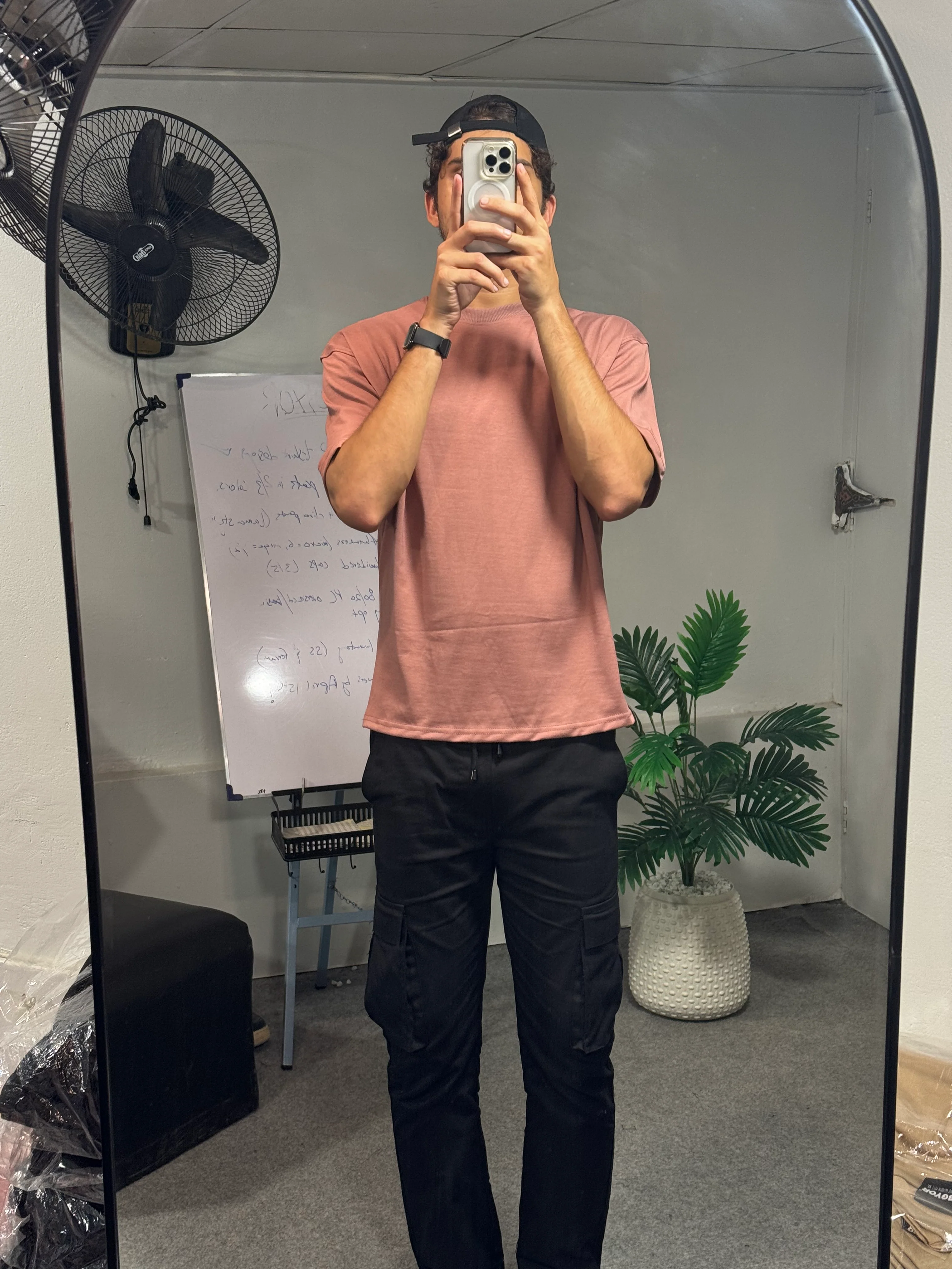 Oversized Tee - Ash Pink - Image 4