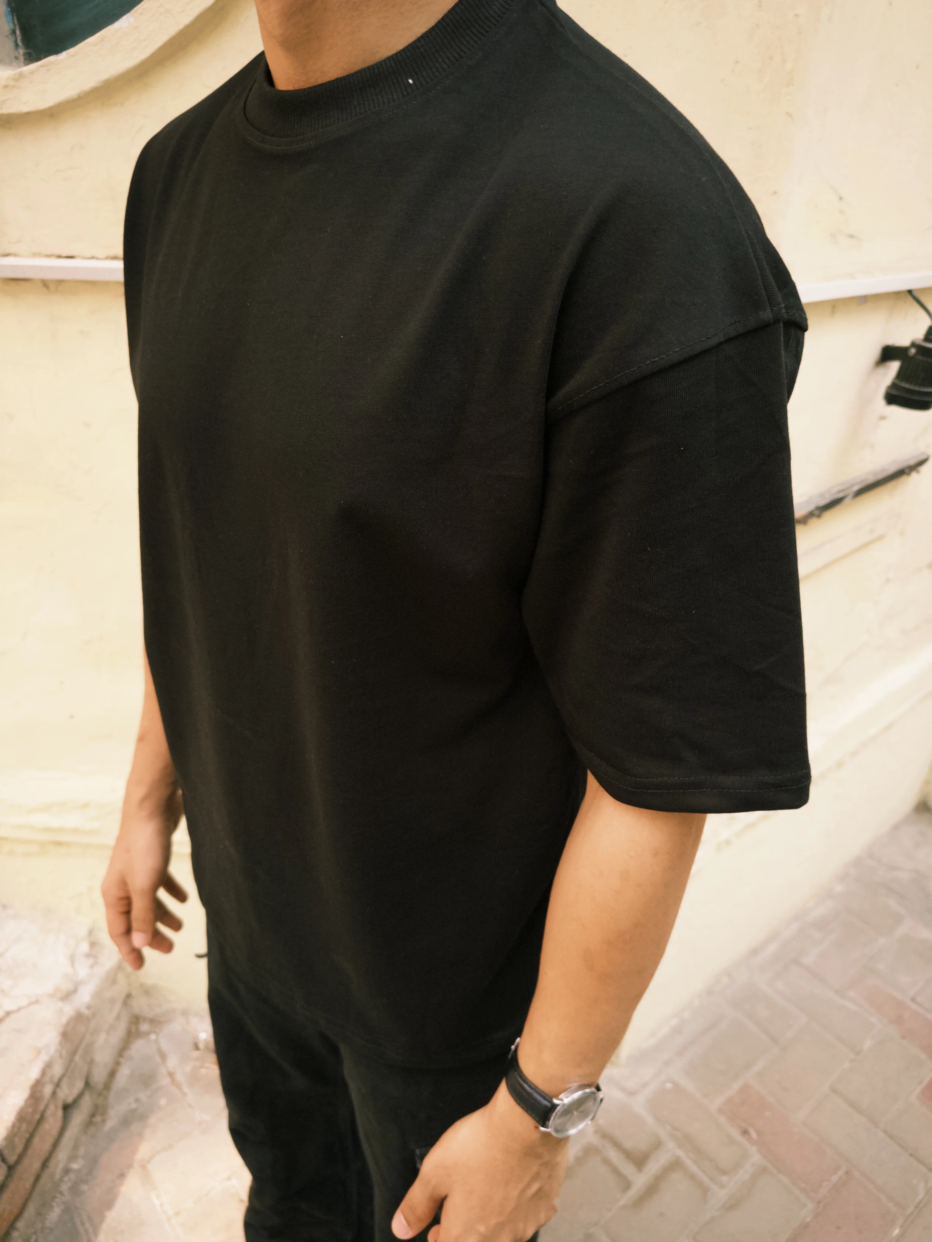 Oversized Tee - Black - Image 6