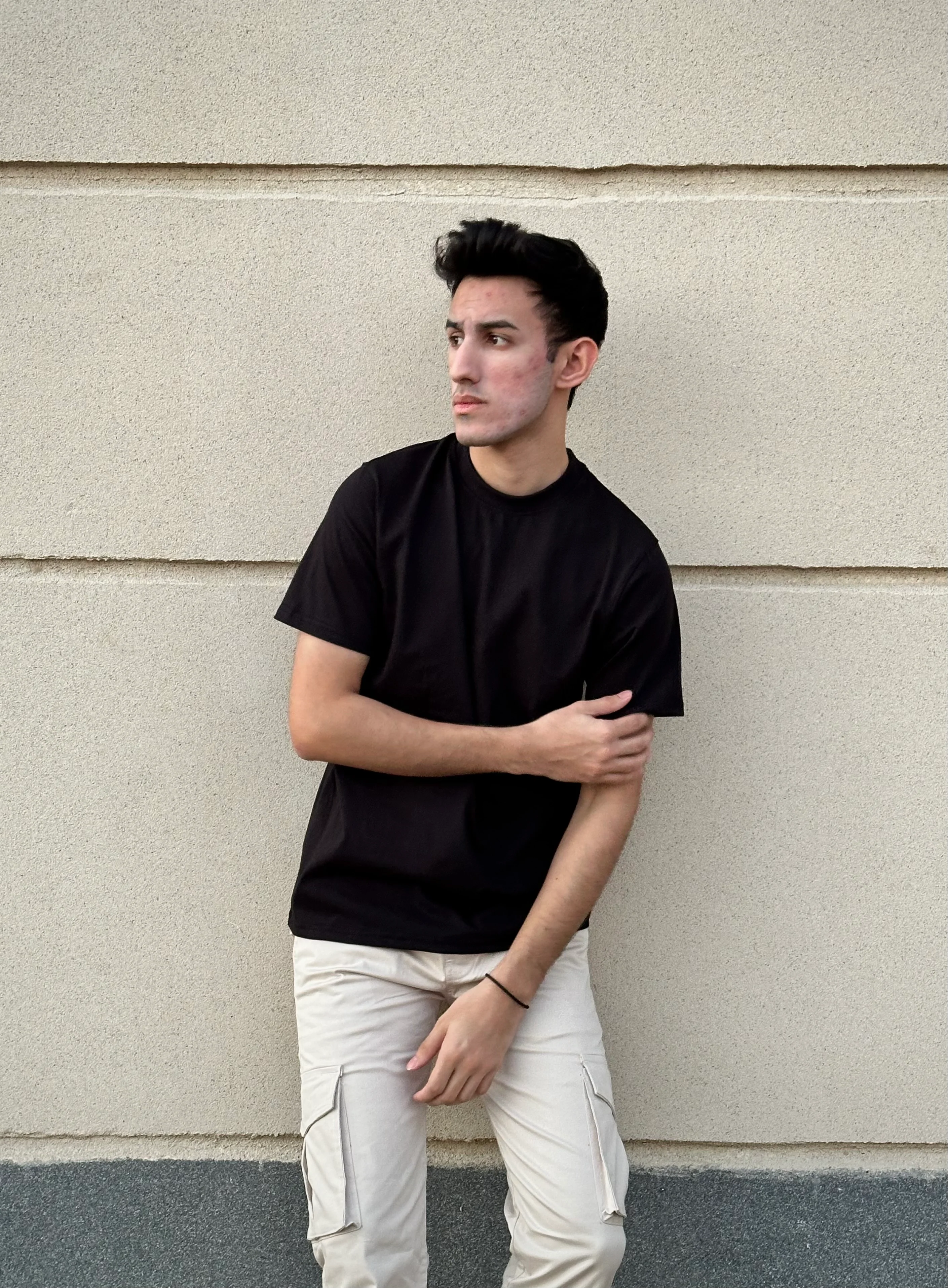 Black Fitted Tee - Image 3