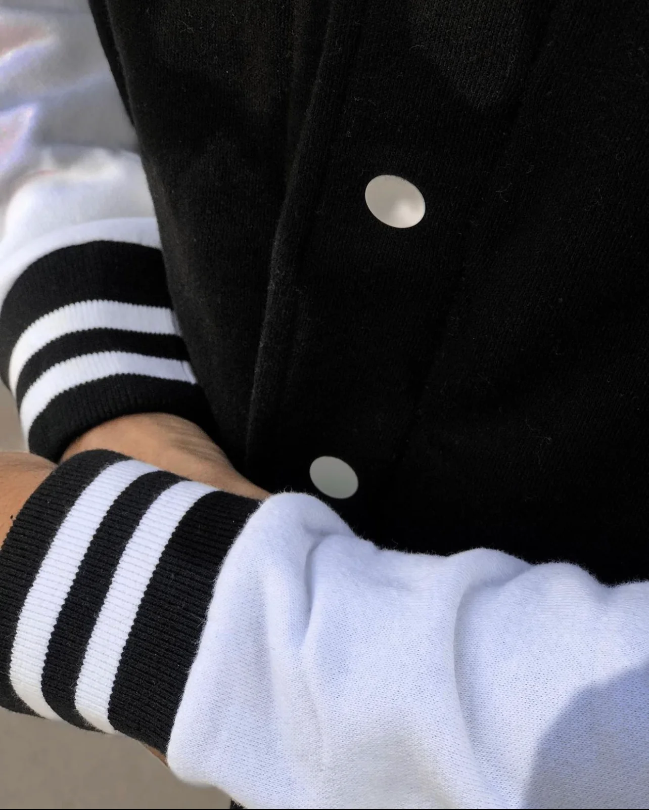 Black Varsity Jacket - Image 3