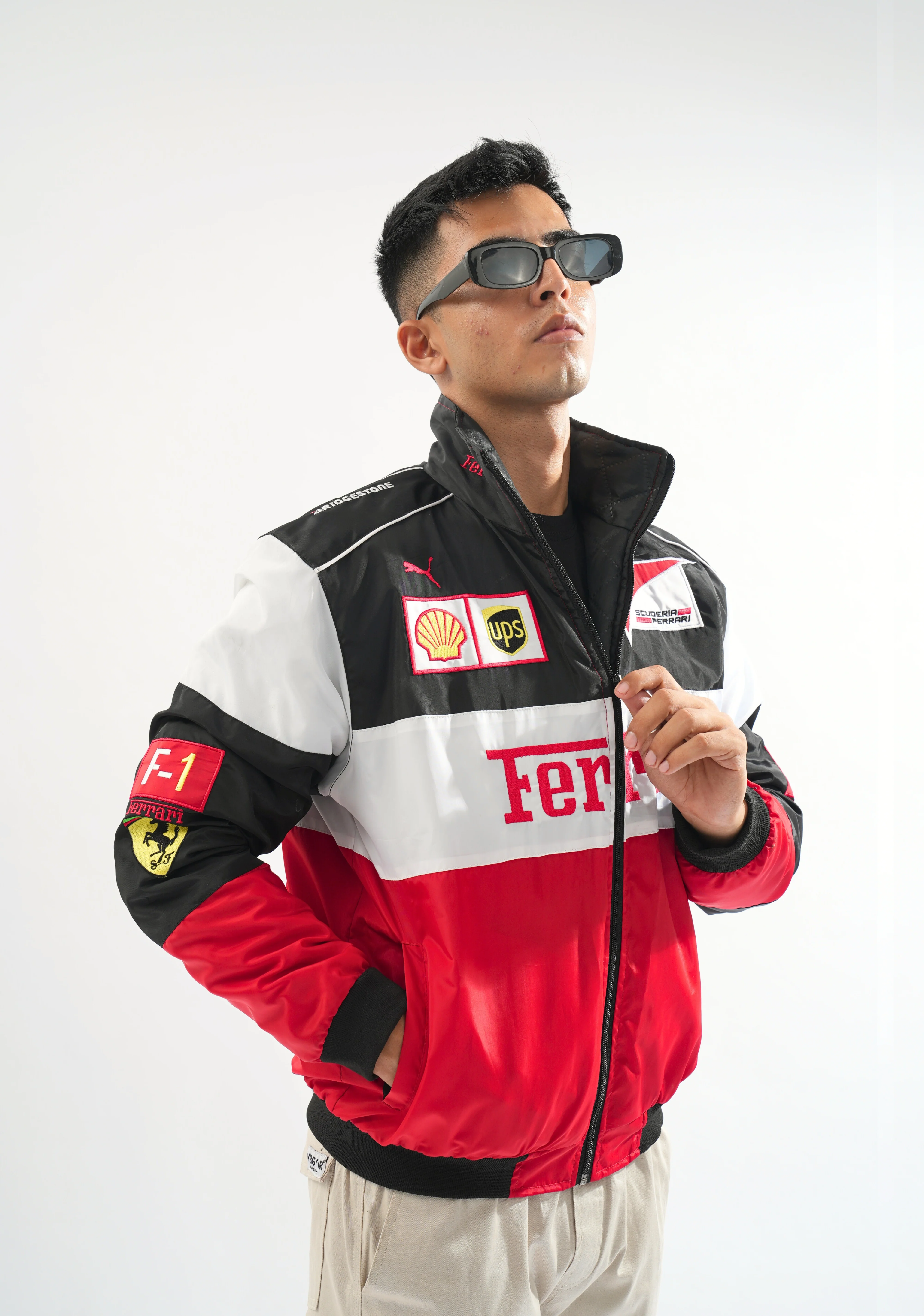 Racer Jacket in Red - Image 4