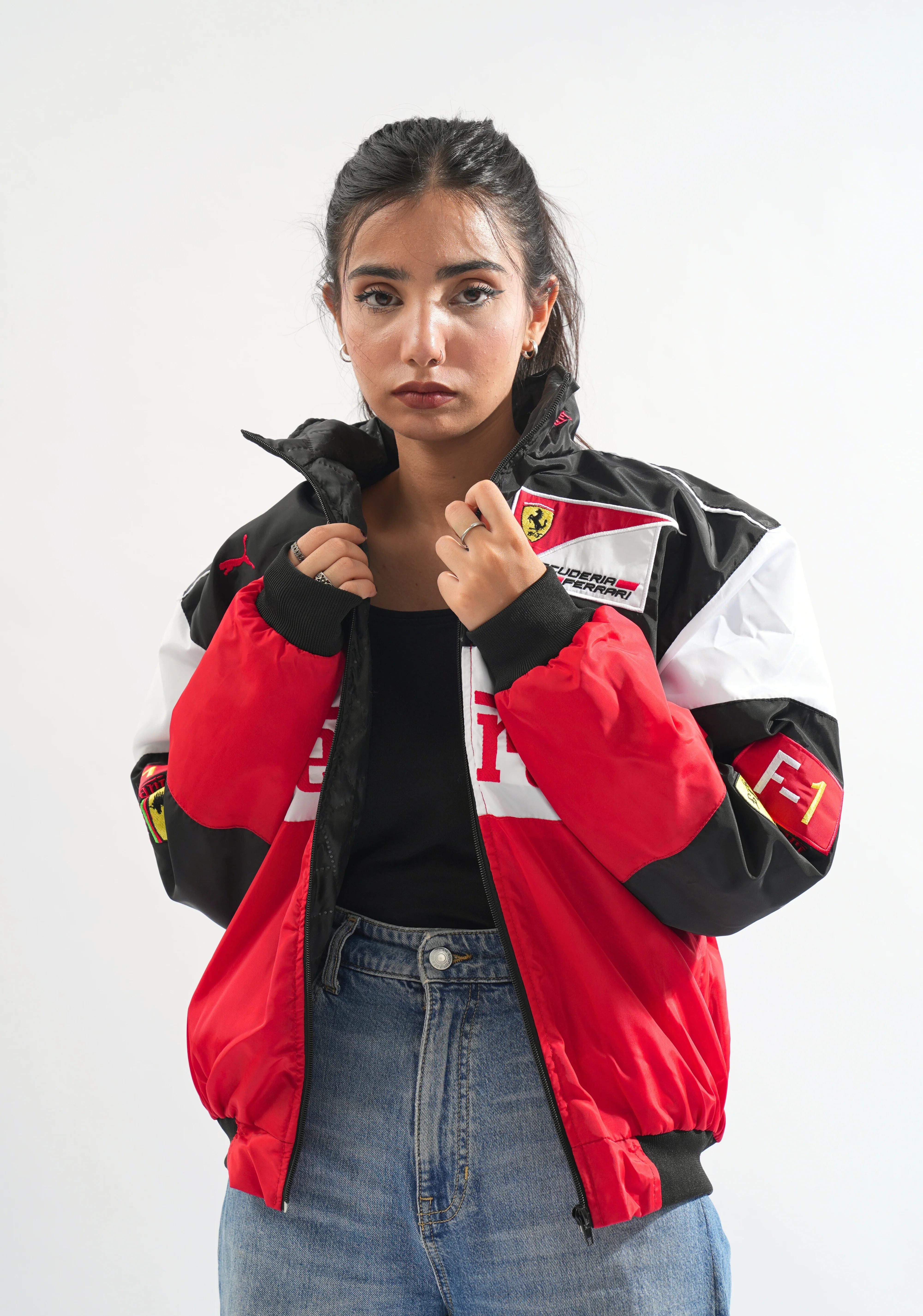 Racer Jacket in Red - Image 5