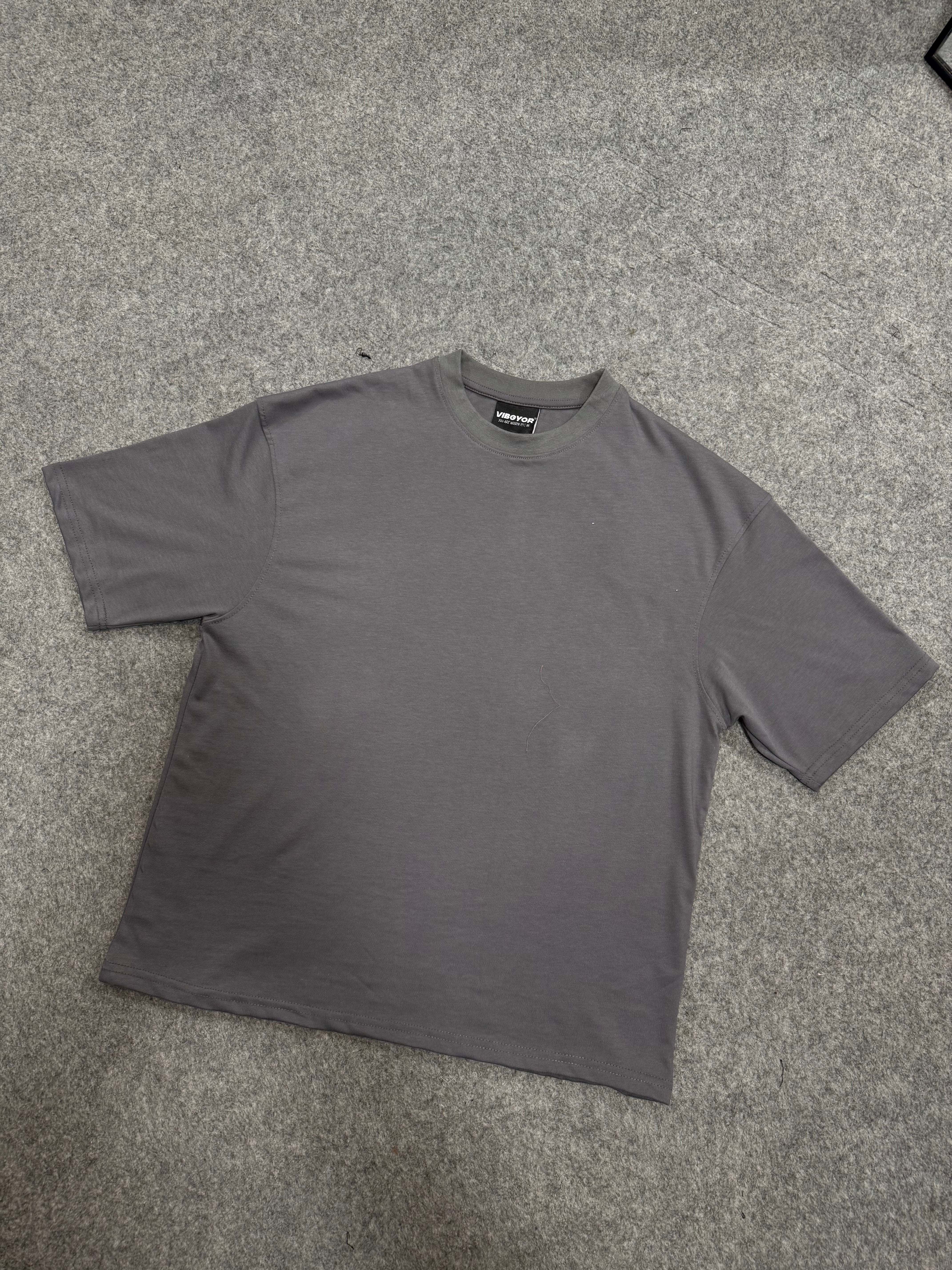 Oversized Tee - Ash Grey - Image 3
