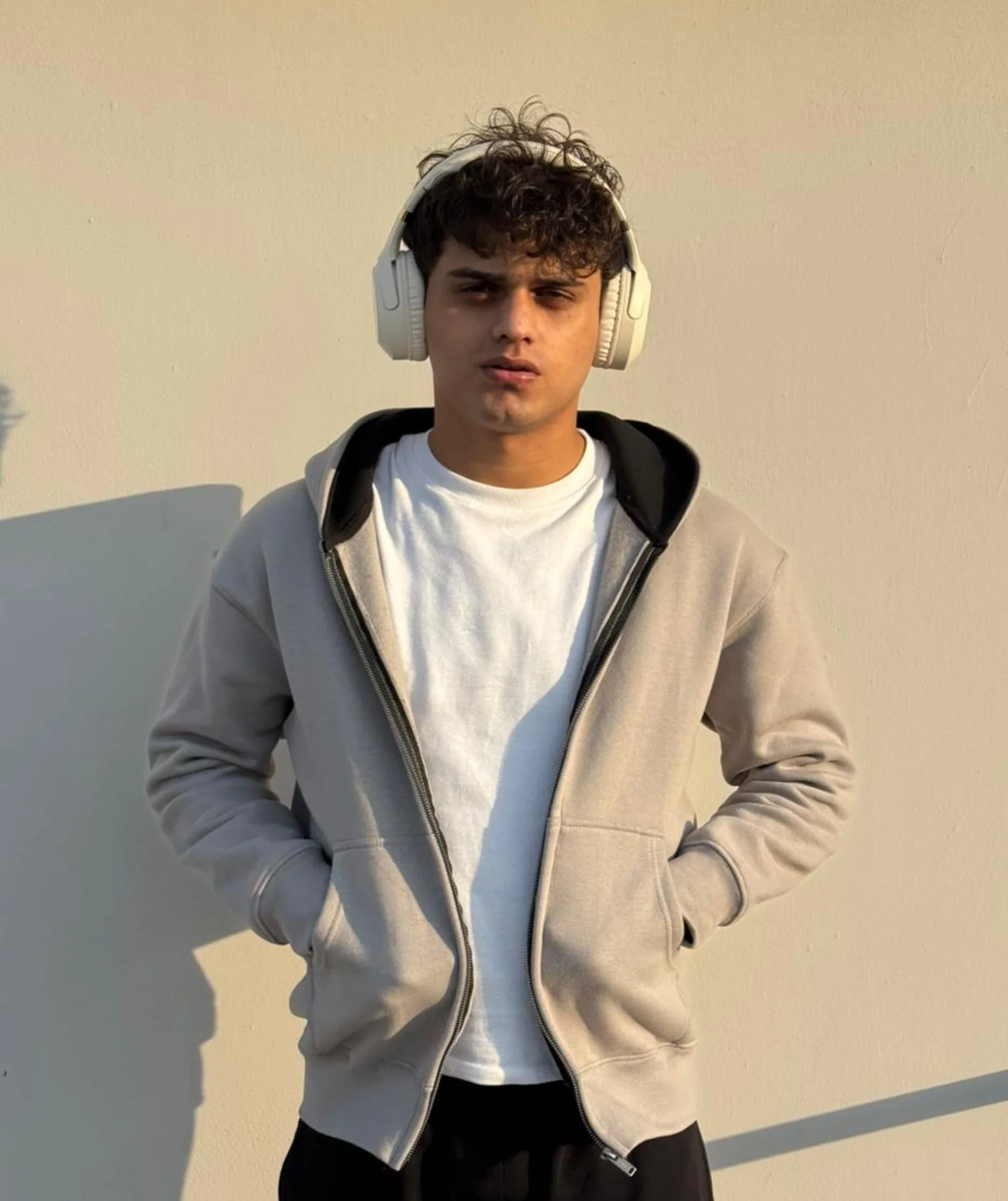 Ash Heavyweight Oversized Zip Hoodie - Image 5