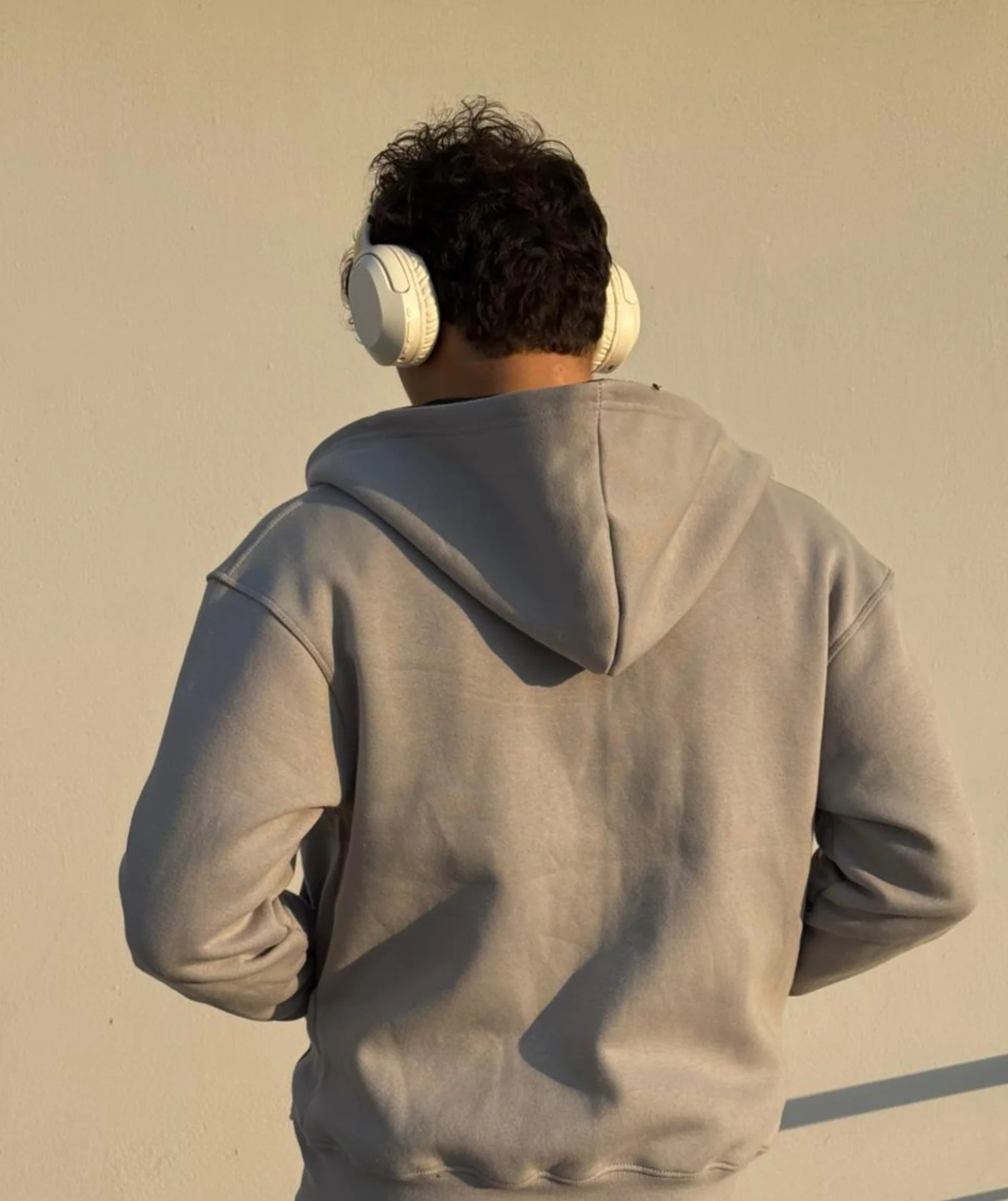 Ash Heavyweight Oversized Zip Hoodie - Image 6