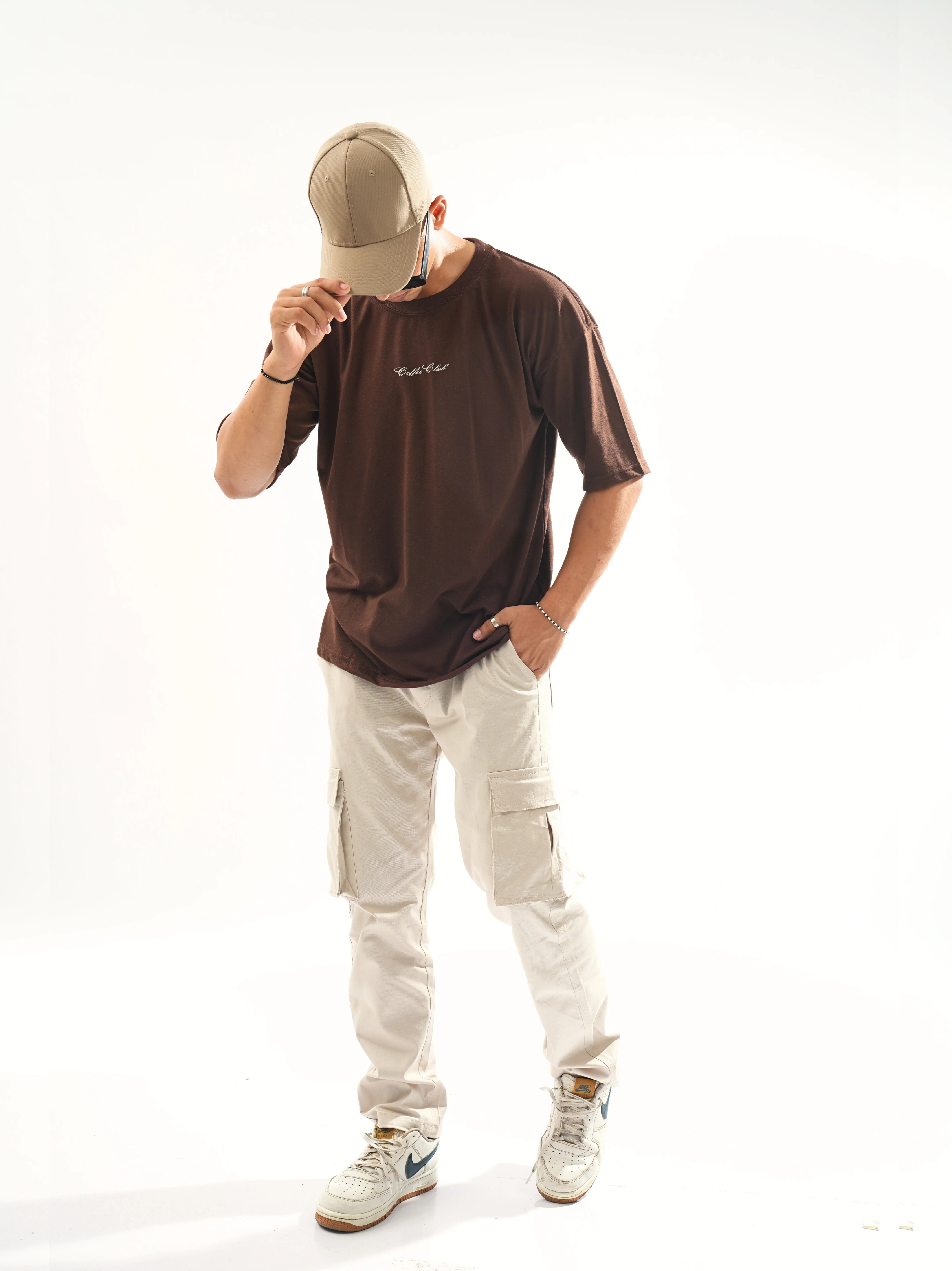 Loose-fit Offwhite Cargo Pants - Image 6