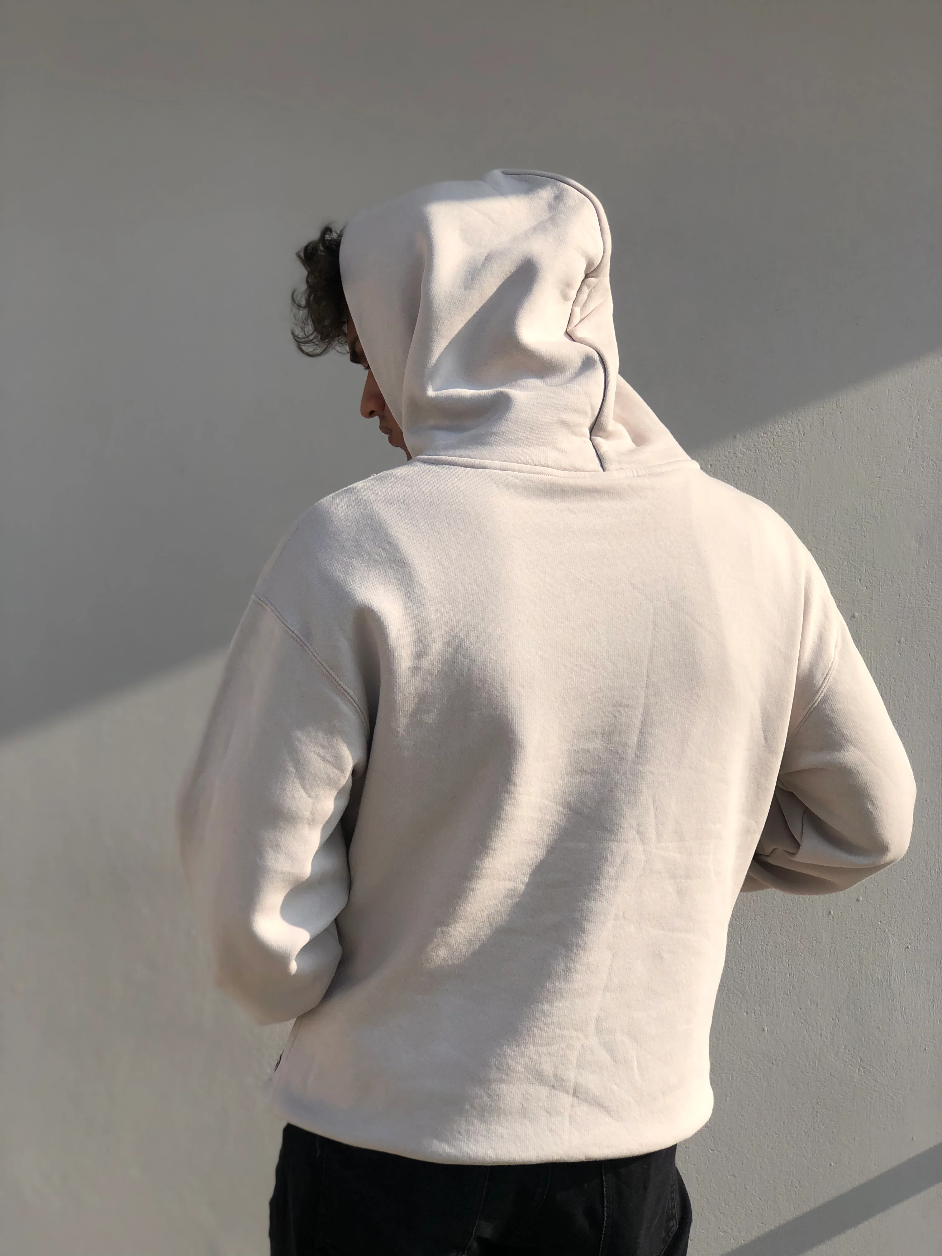 Cream Oversized Hoodie - Image 4