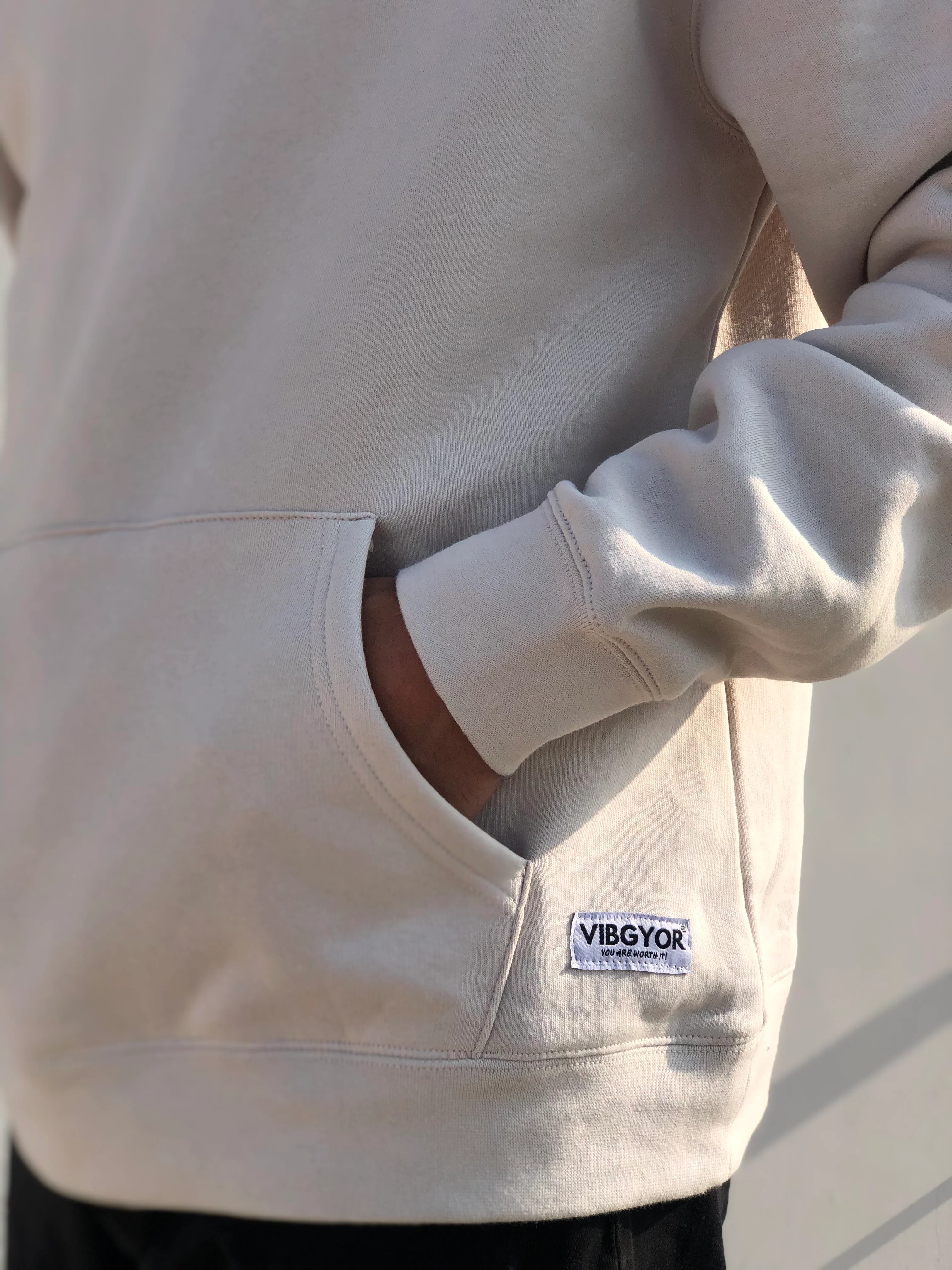Cream Oversized Hoodie - Image 5