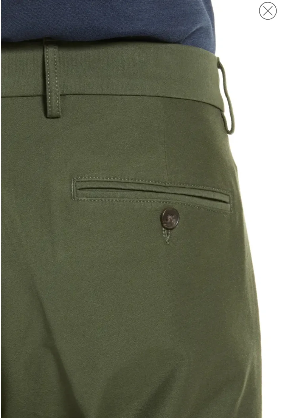 Olive Green Chino Pants - Image 3