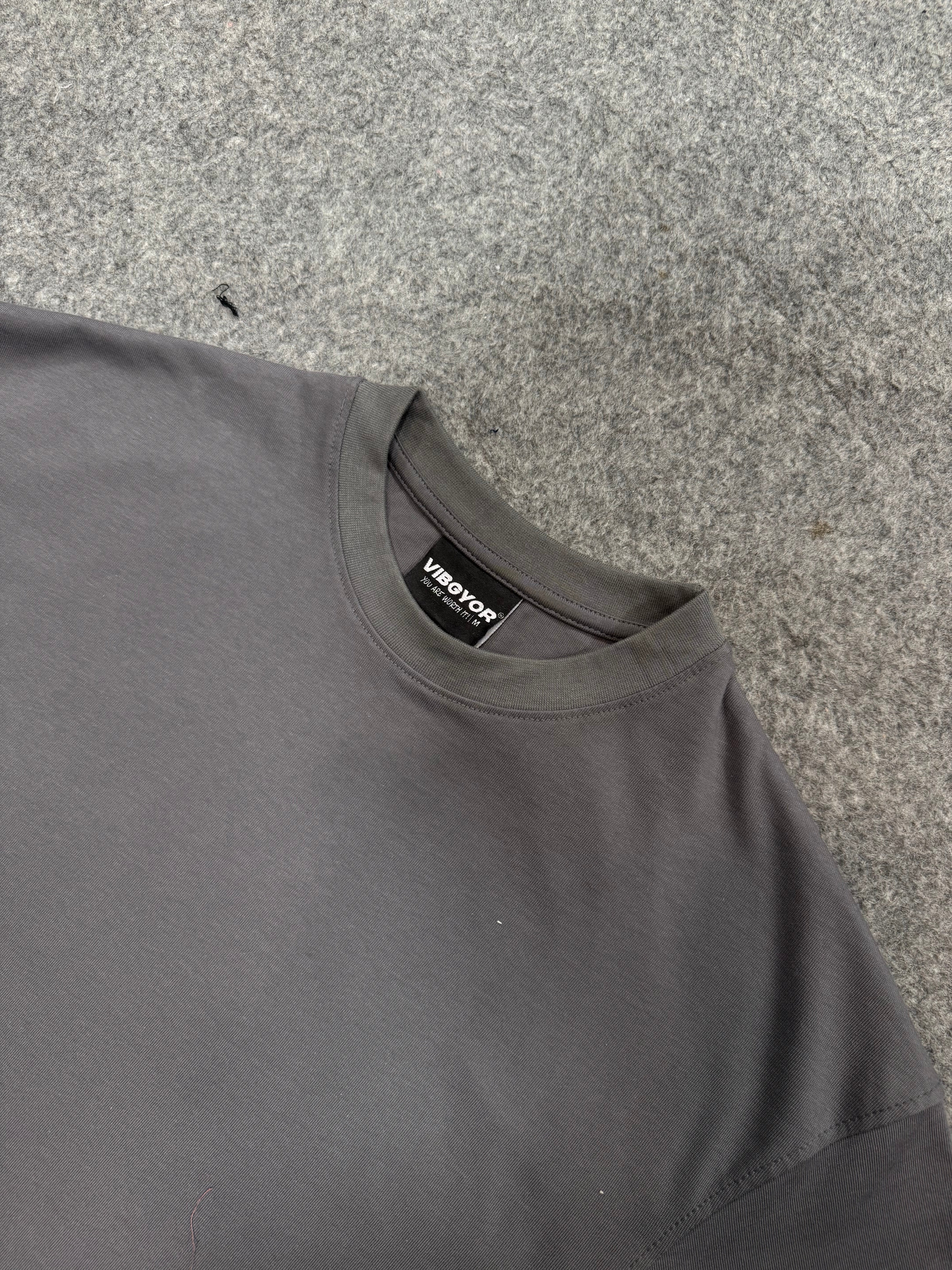 Oversized Tee - Ash Grey - Image 4