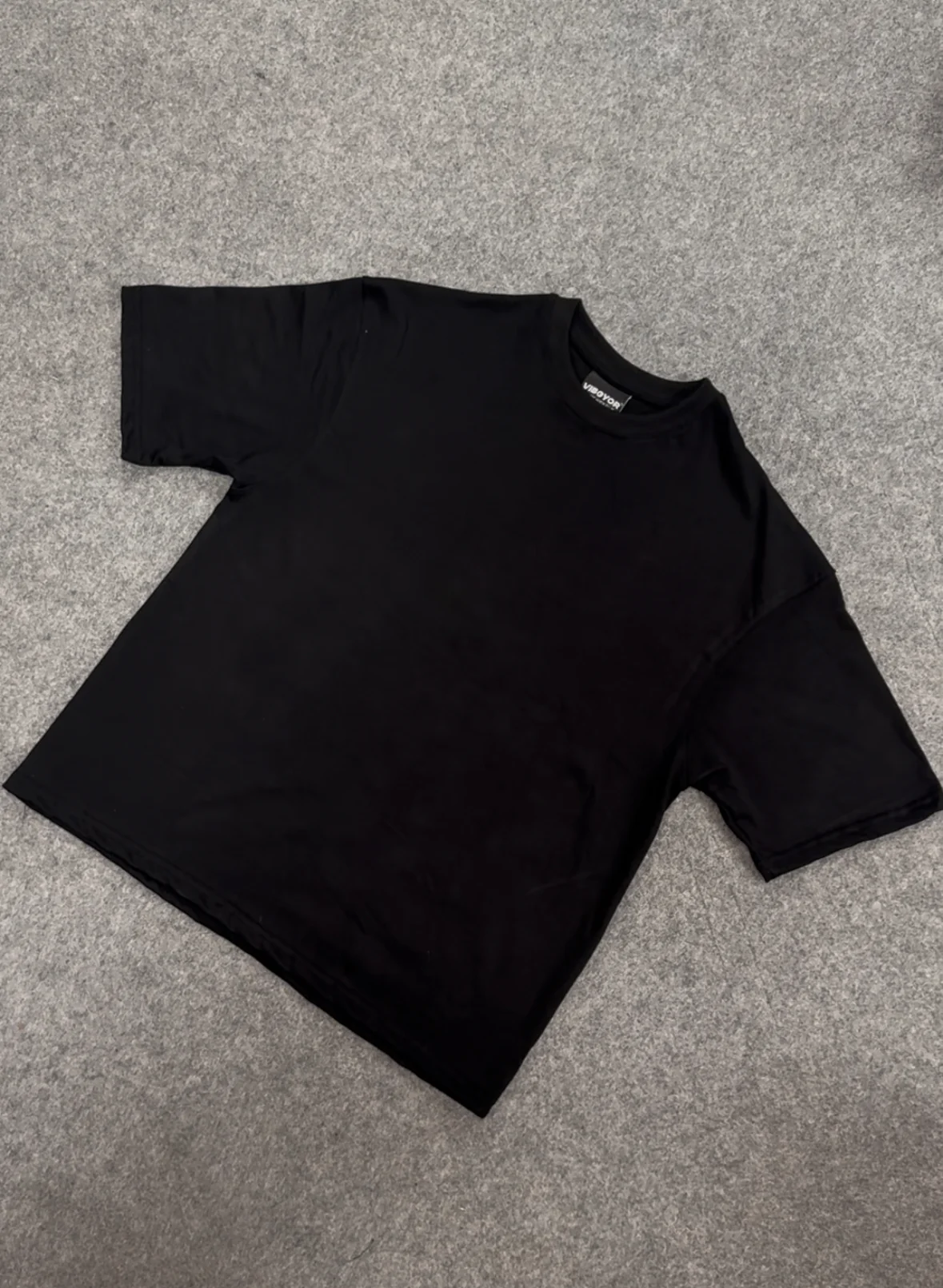 Oversized Tee - Black - Image 7